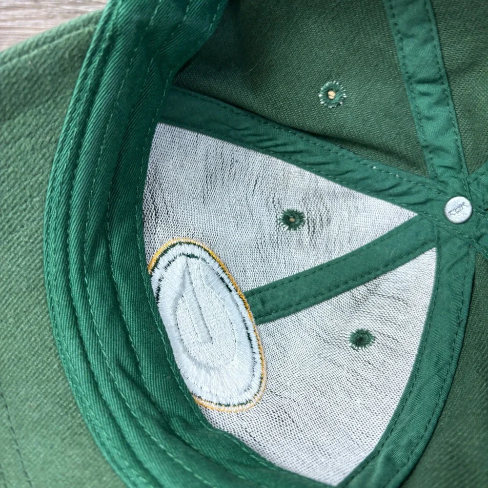 Green Bay Packers Hat Cap Strap Back Green NFL‎ Football Reebok Adjustable